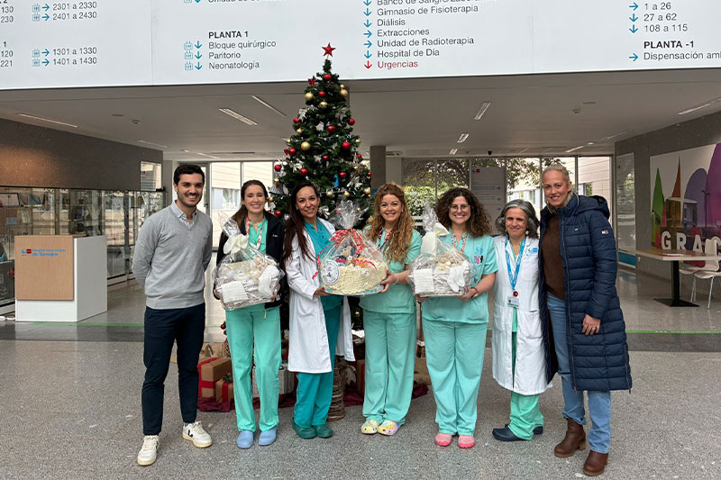 Henar, Iria y Liam Gabriel, los tres primeros bebés nacidos en 2026 el Hospital público Universitario de Torrejón